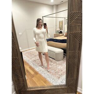 BCBG Max Azria Sweater Dress Size Medium Bell Sleeve Detail